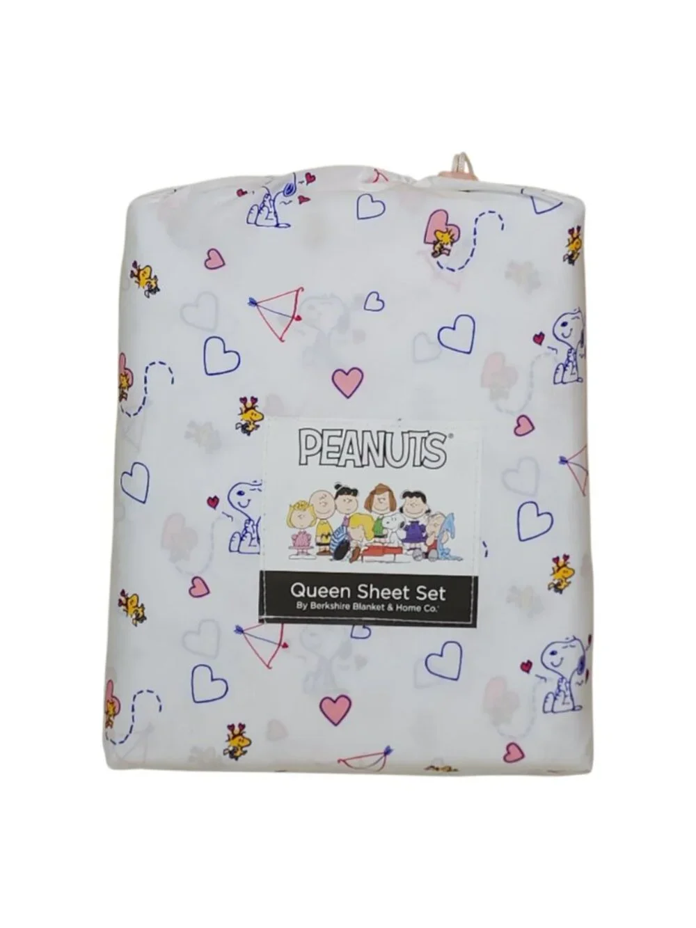 Peanuts Snoopy Queen Sheet Set By Berkshire Hearts Valentines Anniversary